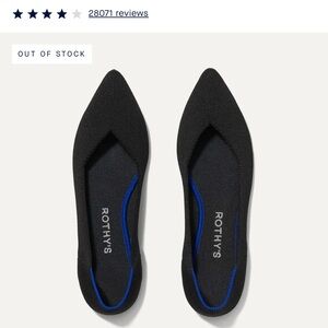 Rothy's Women's Black Flats